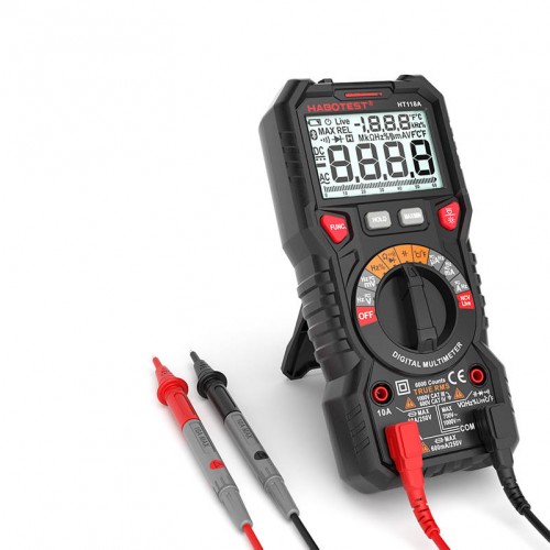 Skaitmeninis multimetras su žibintuvėliu Habotest HT118A, True