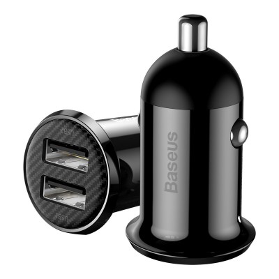 "Baseus Grain Pro" automobilinis įkroviklis 2x USB 4,8A