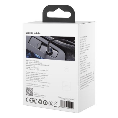 "Baseus Grain Pro" automobilinis įkroviklis 2x USB 4,8A