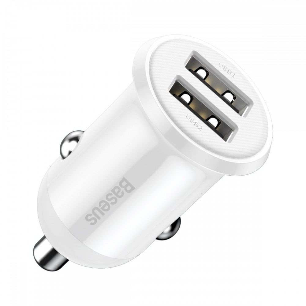 "Baseus Grain Pro" automobilinis įkroviklis 2x USB 4,8 A