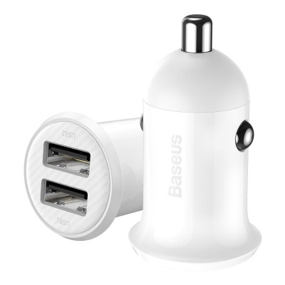 "Baseus Grain Pro" automobilinis įkroviklis 2x USB 4,8 A