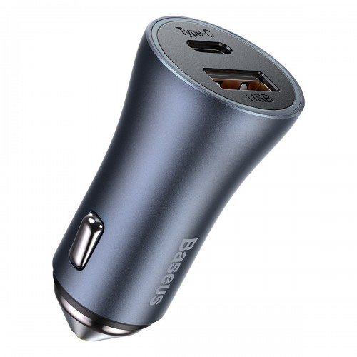 "Baseus Golden Contactor Pro" automobilinis įkroviklis, USB +
