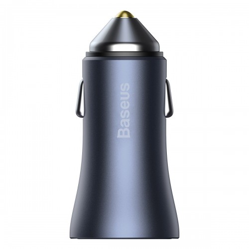 "Baseus Golden Contactor Pro" automobilinis įkroviklis, USB +
