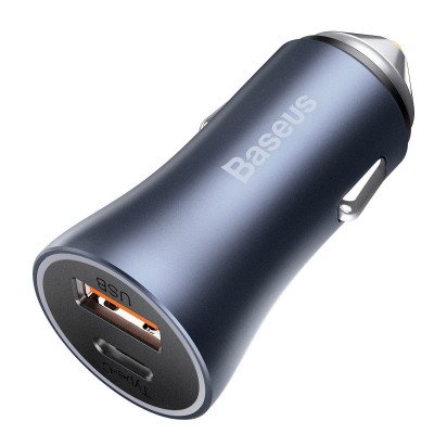"Baseus Golden Contactor Pro" automobilinis įkroviklis, 2x USB