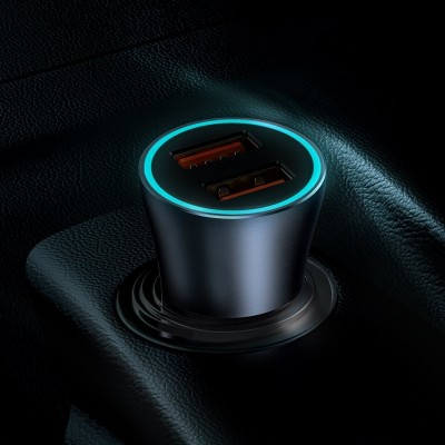 "Baseus Golden Contactor Pro" automobilinis įkroviklis, 2x USB