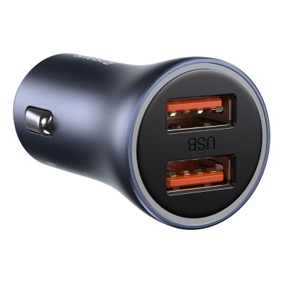 "Baseus Golden Contactor Pro" automobilinis įkroviklis, 2x USB
