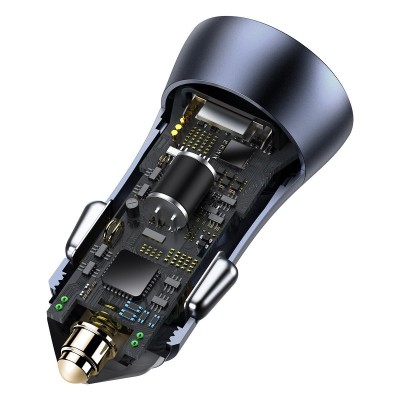 "Baseus Golden Contactor Pro" automobilinis įkroviklis, 2x USB