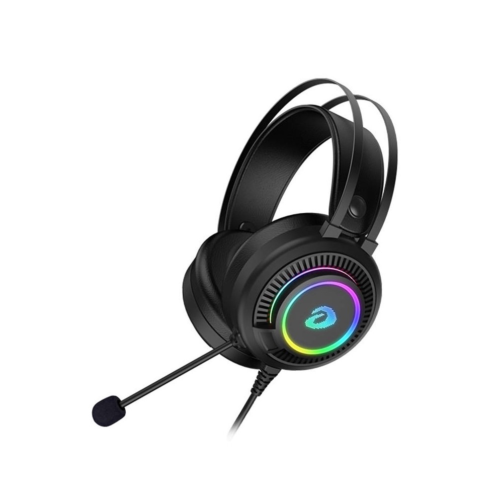 Žaidimų ausinės Dareu EH416s USB + Jack 3,5 mm RGB (juodos