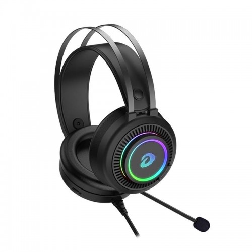 Žaidimų ausinės Dareu EH416s USB + Jack 3,5 mm RGB (juodos
