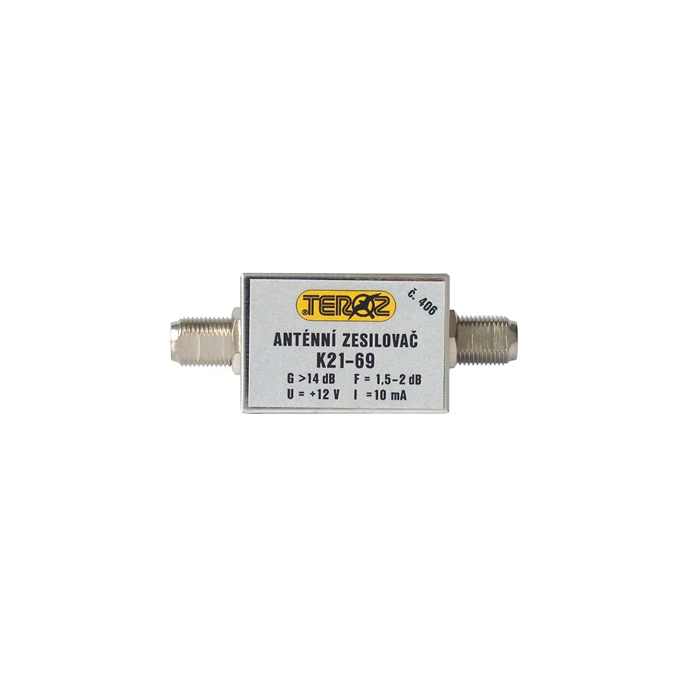 Antenos stiprintuvas Teroz 406X, mažo triukšmo, UHF, G14dB