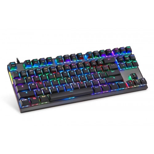 Mechaninė žaidimų klaviatūra Motospeed K82 RGB (juoda)-Laidinė