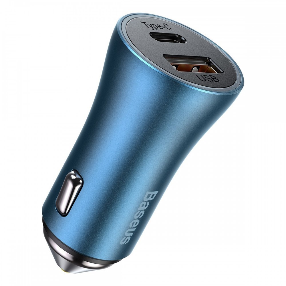 "Baseus Golden Contactor Pro" automobilinis įkroviklis, USB +