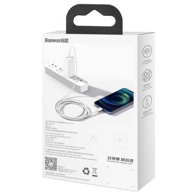 "Baseus Superior Series" USB ir "Lightning" 2,4A 1,5 m kabelis