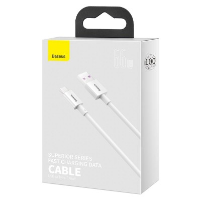 "Baseus Superior" serijos USB kabelis į USB-C, 66 W, 1 m