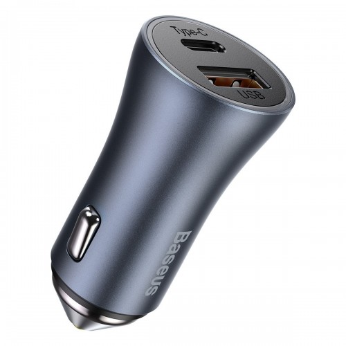 "Baseus Golden Contactor Pro" automobilinis įkroviklis, USB +