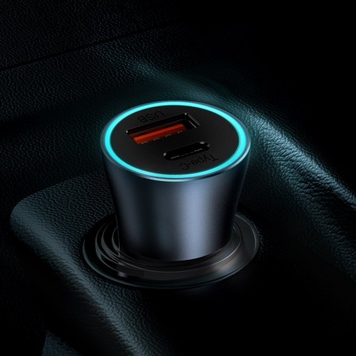 "Baseus Golden Contactor Pro" automobilinis įkroviklis, USB +