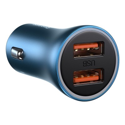 "Baseus Golden Contactor Pro" automobilinis įkroviklis, 2x USB