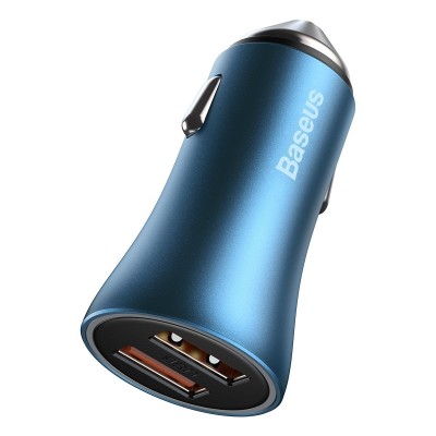 "Baseus Golden Contactor Pro" automobilinis įkroviklis, 2x USB