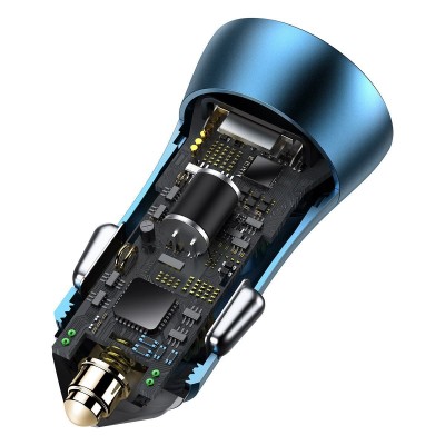 "Baseus Golden Contactor Pro" automobilinis įkroviklis, 2x USB