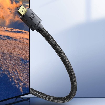 "Baseus" didelės raiškos serijos HDMI 2.1 kabelis, 8K 60 Hz