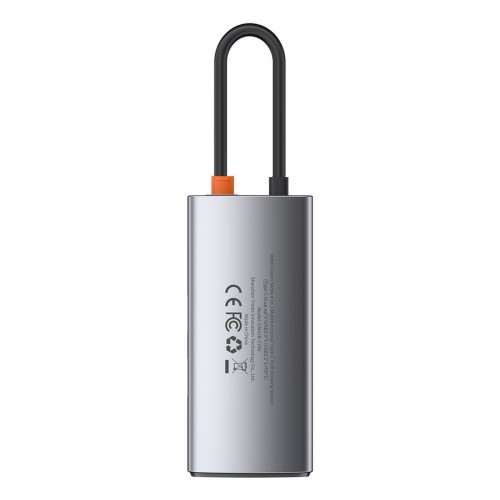 Centratorius 4in1 Baseus Metal Gleam Series, USB-C į USB 3.0 +
