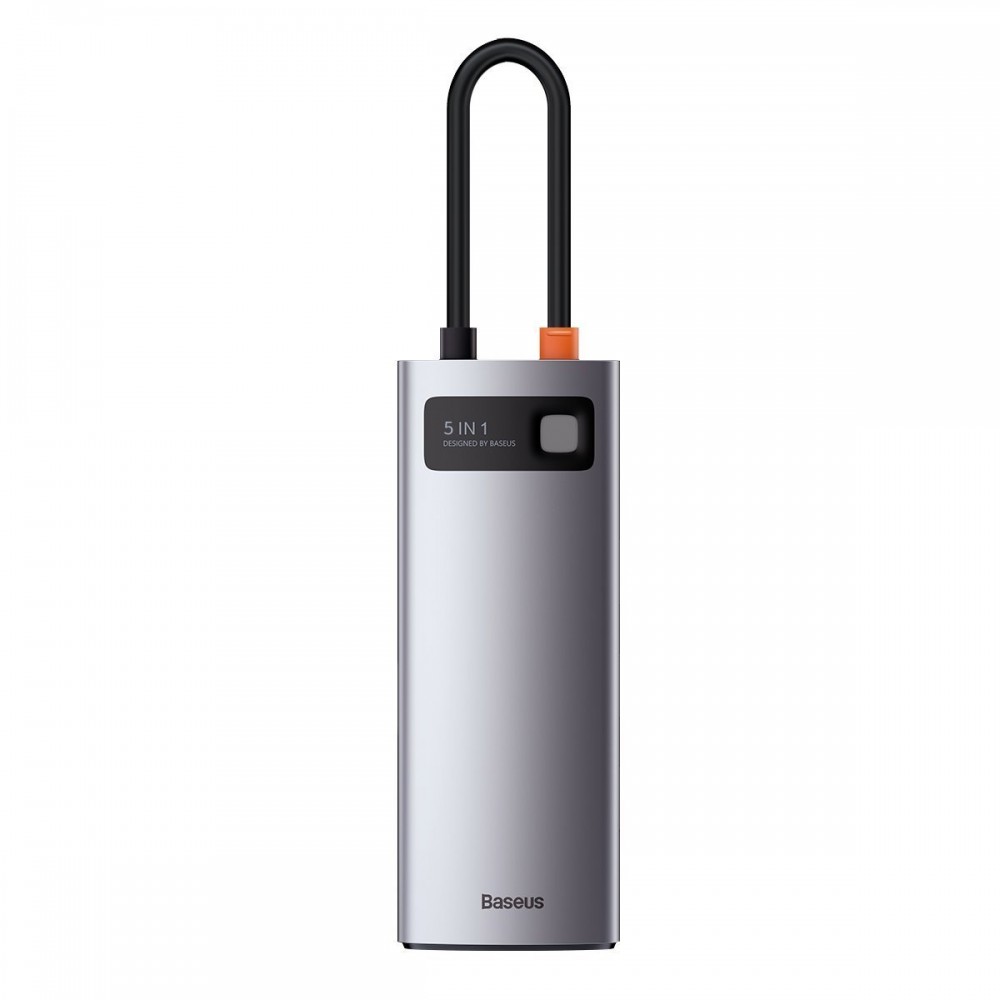 Centratorius 5in1 Baseus Metal Gleam Series, USB-C į 3x USB 3.0