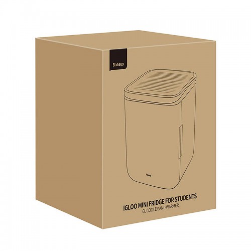 Mini šaldytuvas "Baseus Igloo" su šildymo funkcija, 6 l, 230 V