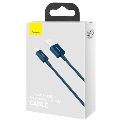 "Baseus Superior" serijos USB ir iP 2.4A 1 m kabelis