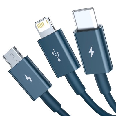 USB laidas 3in1 Baseus Superior Series, USB į micro USB / USB-C