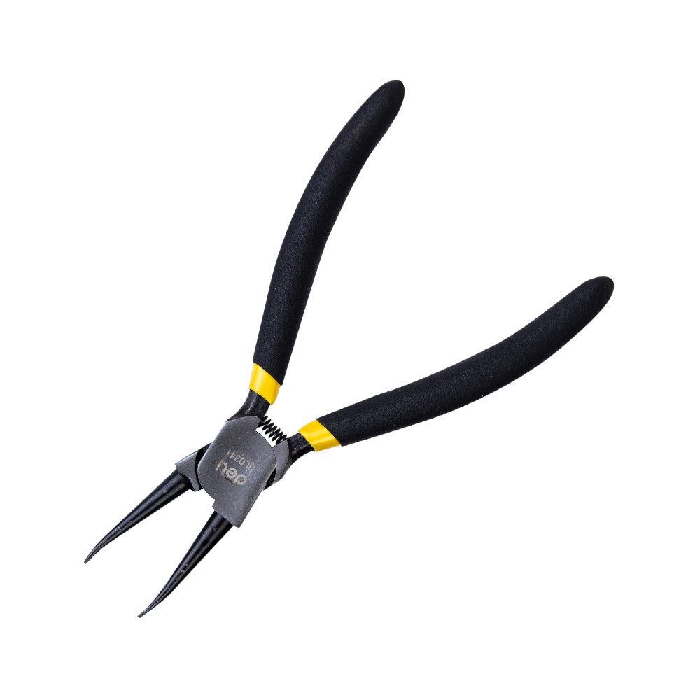 Tiesios vidinės žiedinės replės 7" Deli Tools EDL0341 (juodos