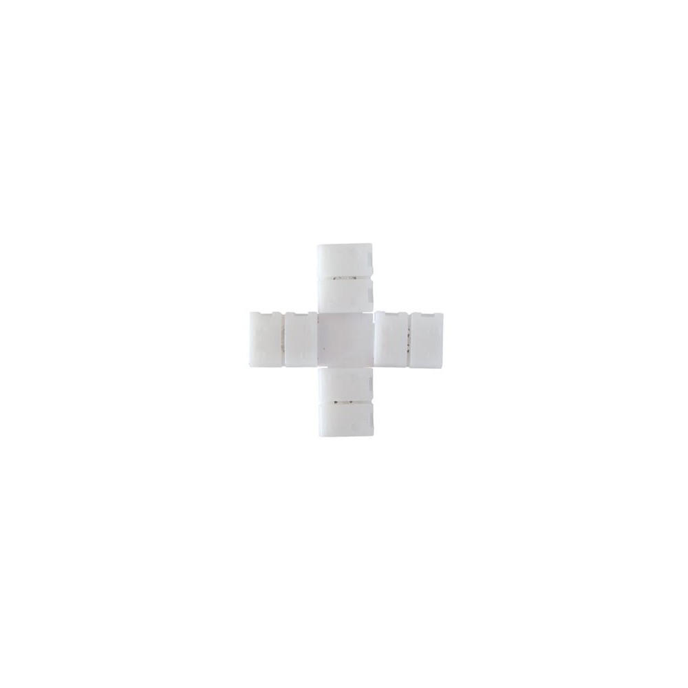 LED juostelės jungtis X - 8 mm-Laikikliai LED juostelėms LED juostelės jungtis X - 8 mm-Laikikliai LED juostelėms