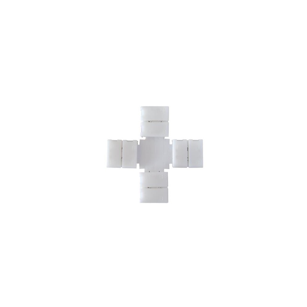 LED juostelės jungtis X - 10 mm-Laikikliai LED juostelėms LED juostelės jungtis X - 10 mm-Laikikliai LED juostelėms