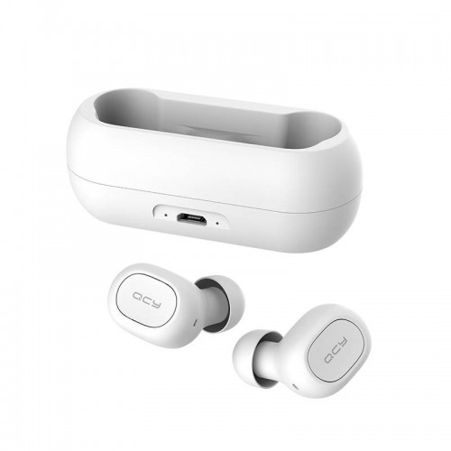 QCY T1C TWS Belaidės "Bluetooth V5.0" ausinės (baltos