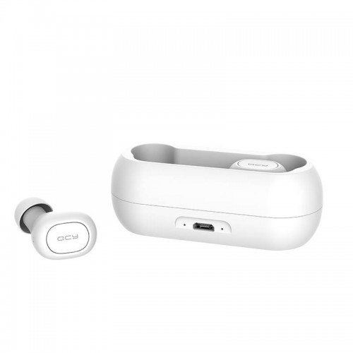 QCY T1C TWS Belaidės "Bluetooth V5.0" ausinės (baltos