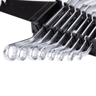 Dvigubų dėžinių veržliarakčių rinkiniai 8 vnt. Deli Tools