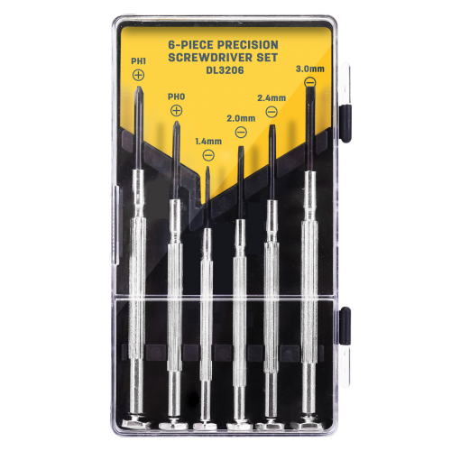 Tiksliųjų atsuktuvų rinkinys 6 vnt. Deli Tools