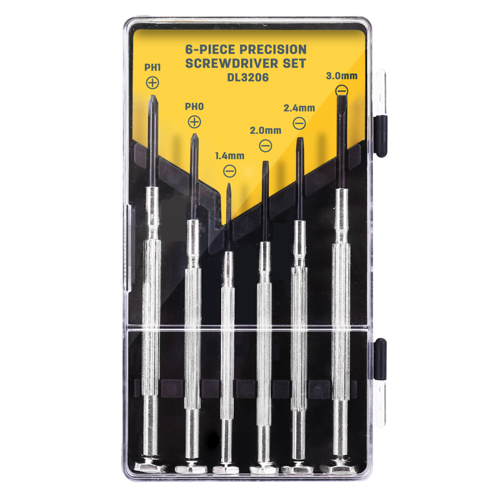 Tiksliųjų atsuktuvų rinkinys 6 vnt. Deli Tools