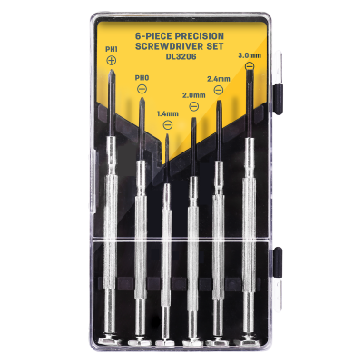 Tiksliųjų atsuktuvų rinkinys 6 vnt. Deli Tools