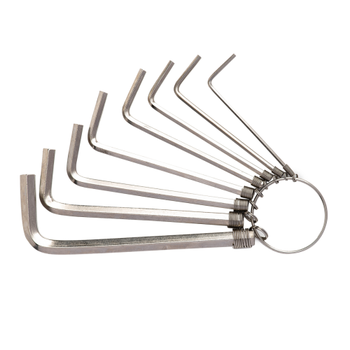Šešiakampių raktų rinkiniai 1.5-6 mm Deli Tools EDL3080