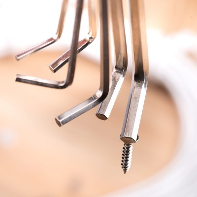 Šešiakampių raktų rinkiniai 1.5-6 mm Deli Tools EDL3080