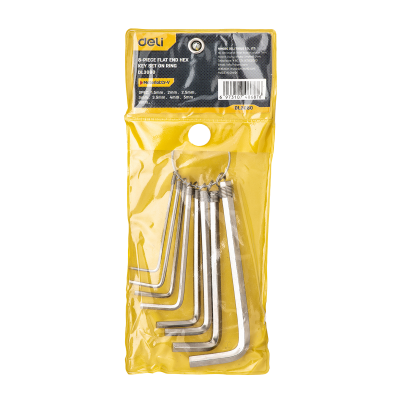 Šešiakampių raktų rinkiniai 1.5-6 mm Deli Tools EDL3080