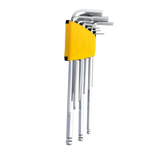 Šešiakampių raktų rinkiniai 1.5-10 mm Deli Tools EDL3080