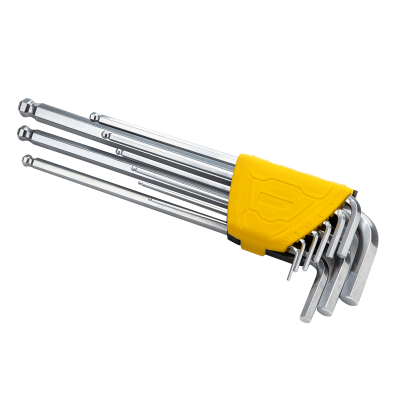 Šešiakampių raktų rinkiniai 1.5-10 mm Deli Tools EDL3080