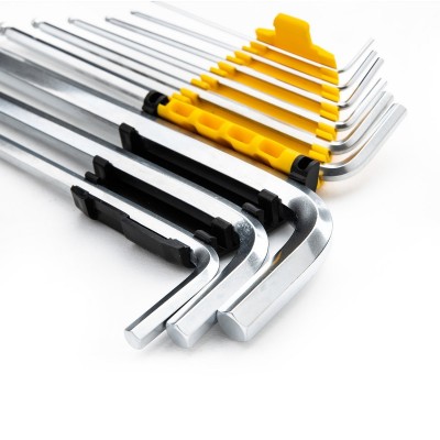 Šešiakampių raktų rinkiniai 1.5-10 mm Deli Tools EDL3080