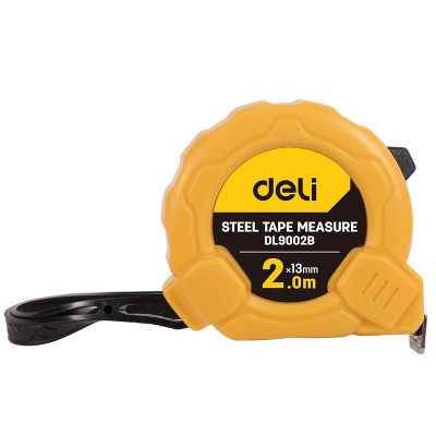 Plieninė matavimo juosta 2 m/13 mm Deli Tools EDL9002B