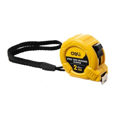 Plieninė matavimo juosta 2 m/13 mm Deli Tools EDL9002B