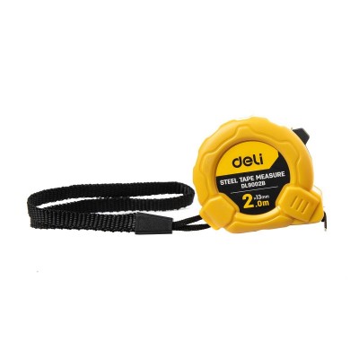 Plieninė matavimo juosta 2 m/13 mm Deli Tools EDL9002B