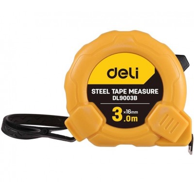 Plieninė matavimo juosta 3 m/16 mm Deli Tools EDL9003B