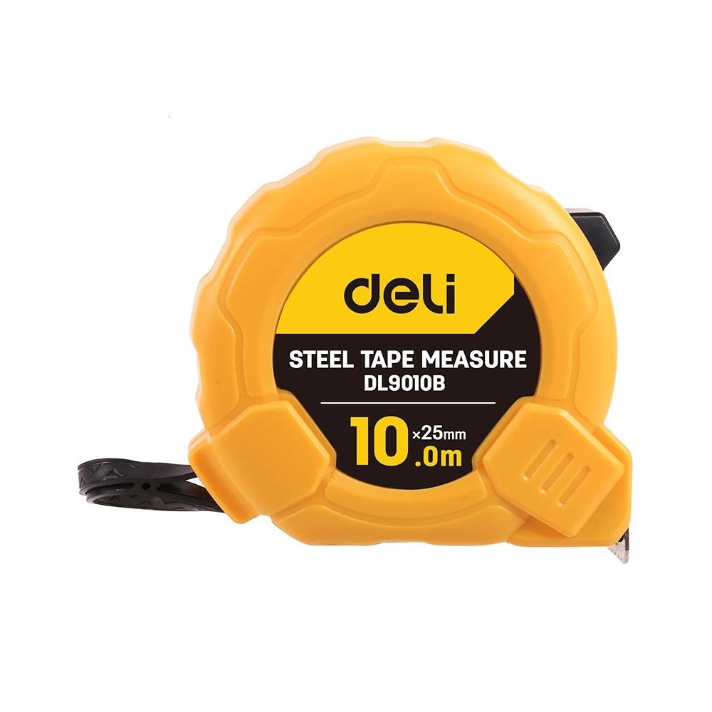 Plieninė matavimo juosta 10 m/25 mm Deli Tools EDL9010B