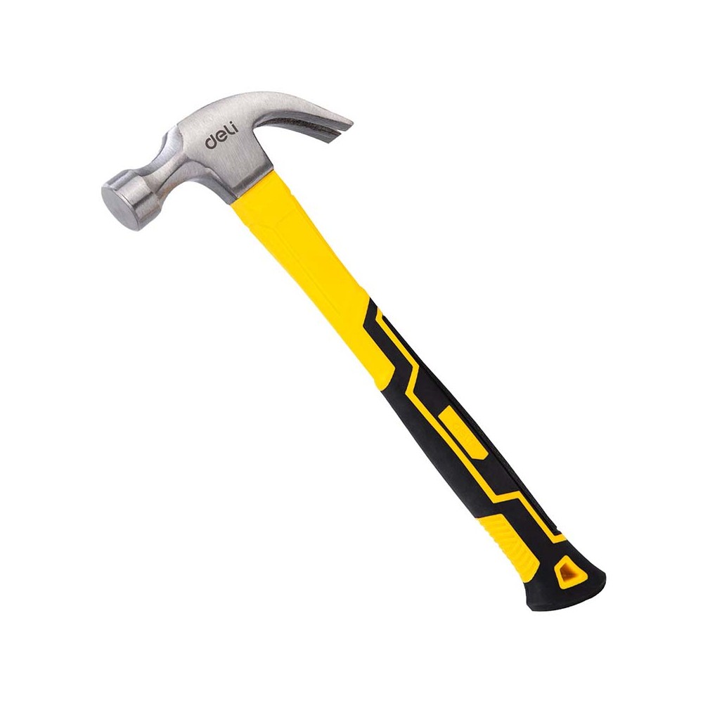 0,5 kg plaktukas Deli Tools EDL5002 (geltonas)-Rankiniai